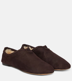 Loro Piana Floaty suede slip-on shoes