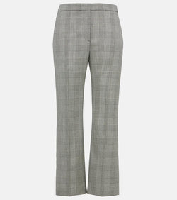 Alexander McQueen Prince of Wales checked wool slim pants