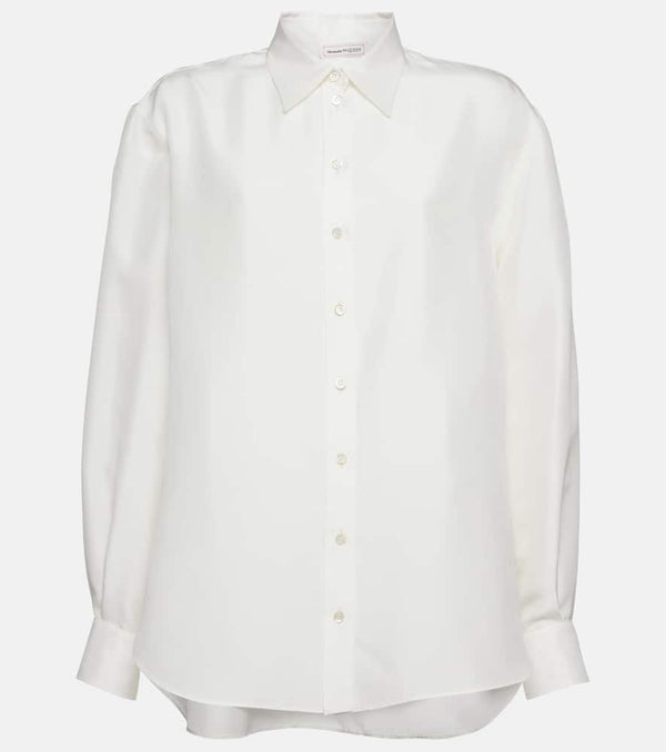 Alexander McQueen Oversized cotton shirt