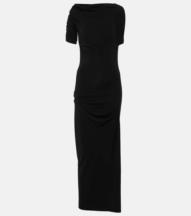 Jacquemus La Robe Drapeado jersey midi dress