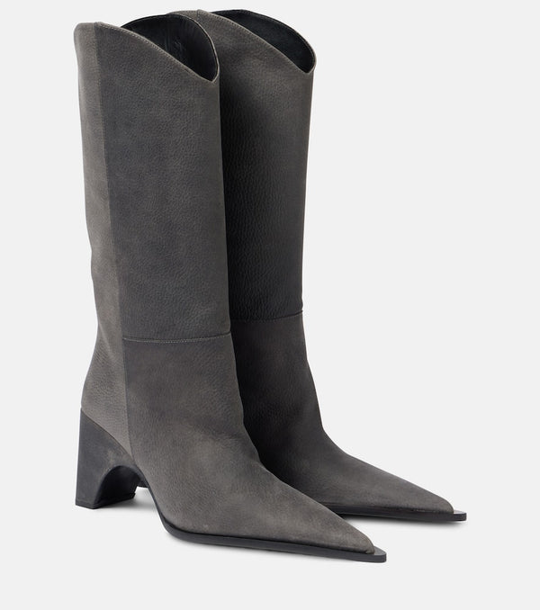 Coperni Bridge leather knee-high boots