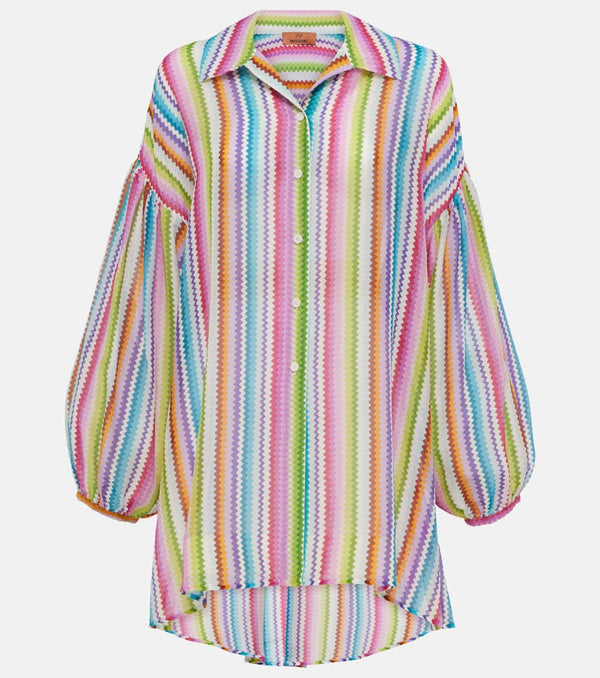 Missoni Zigzag cotton and silk shirt