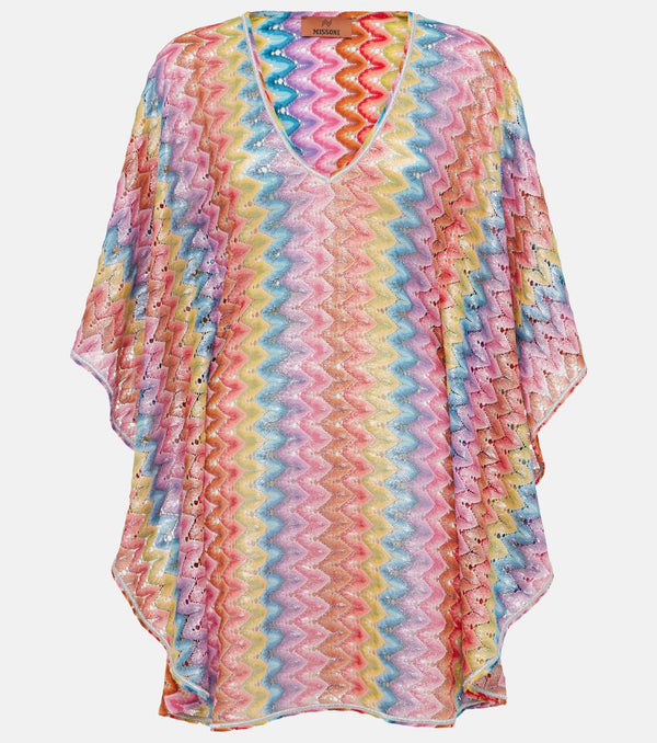 Missoni Zigzag lamé beach dress