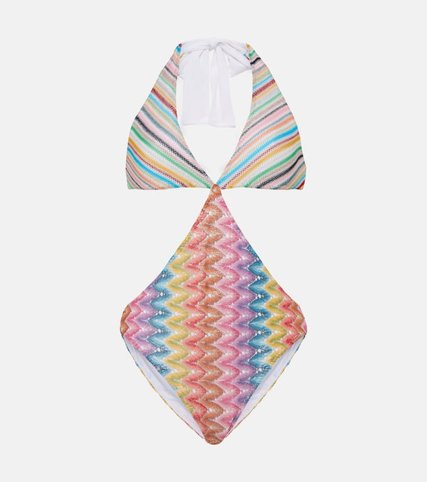 Missoni Zigzag lamé swimsuit