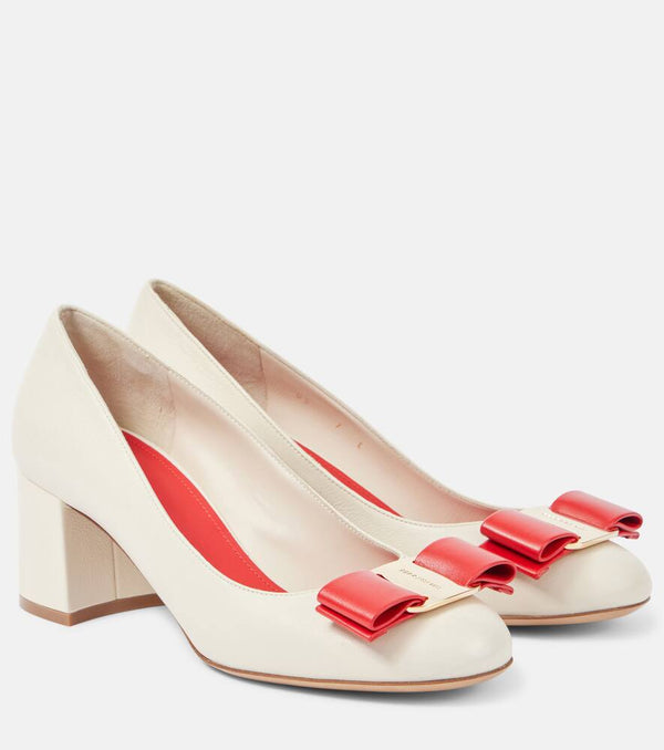 Ferragamo Melena leather pumps