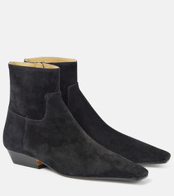 Khaite Marfa suede ankle boots