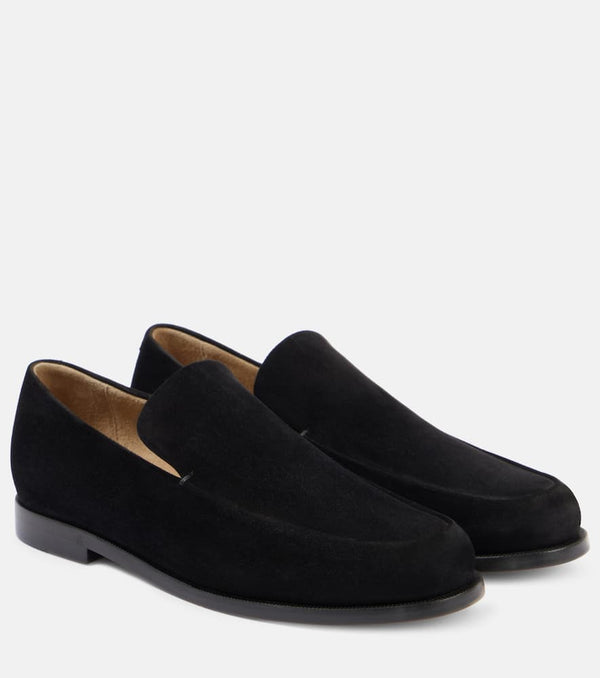 Khaite Alessio suede loafers