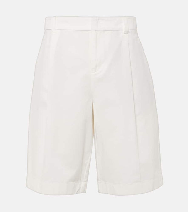 Vince High-rise cotton shorts