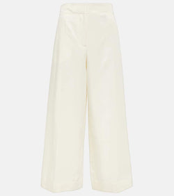 Joseph Thurlow silk and cotton wide-leg pants