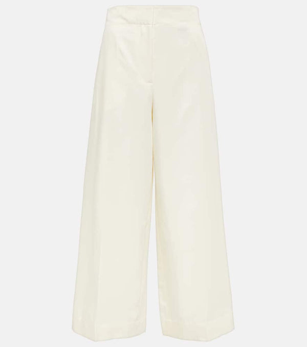 Joseph Thurlow silk and cotton wide-leg pants