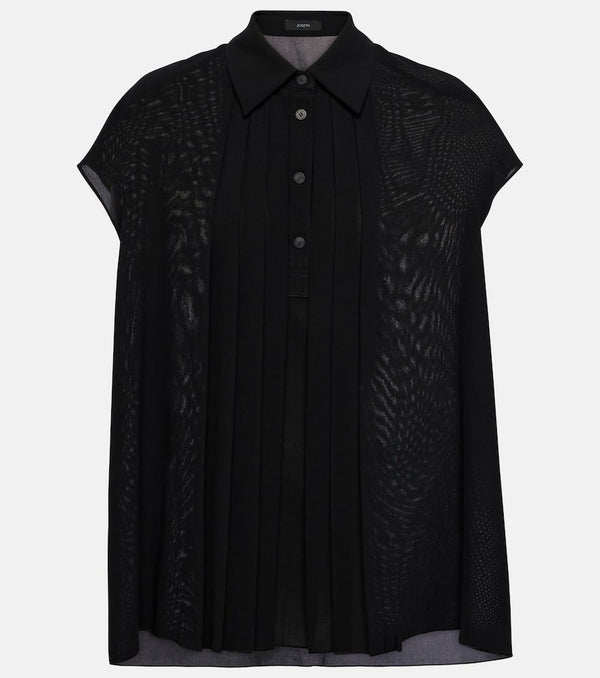 Joseph Antin pleated blouse