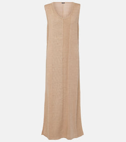 Joseph Linen-blend maxi dress