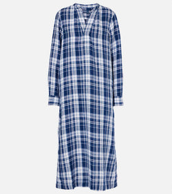 Polo Ralph Lauren Plaids linen maxi dress