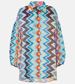 Missoni Zig Zag cotton and silk shirt