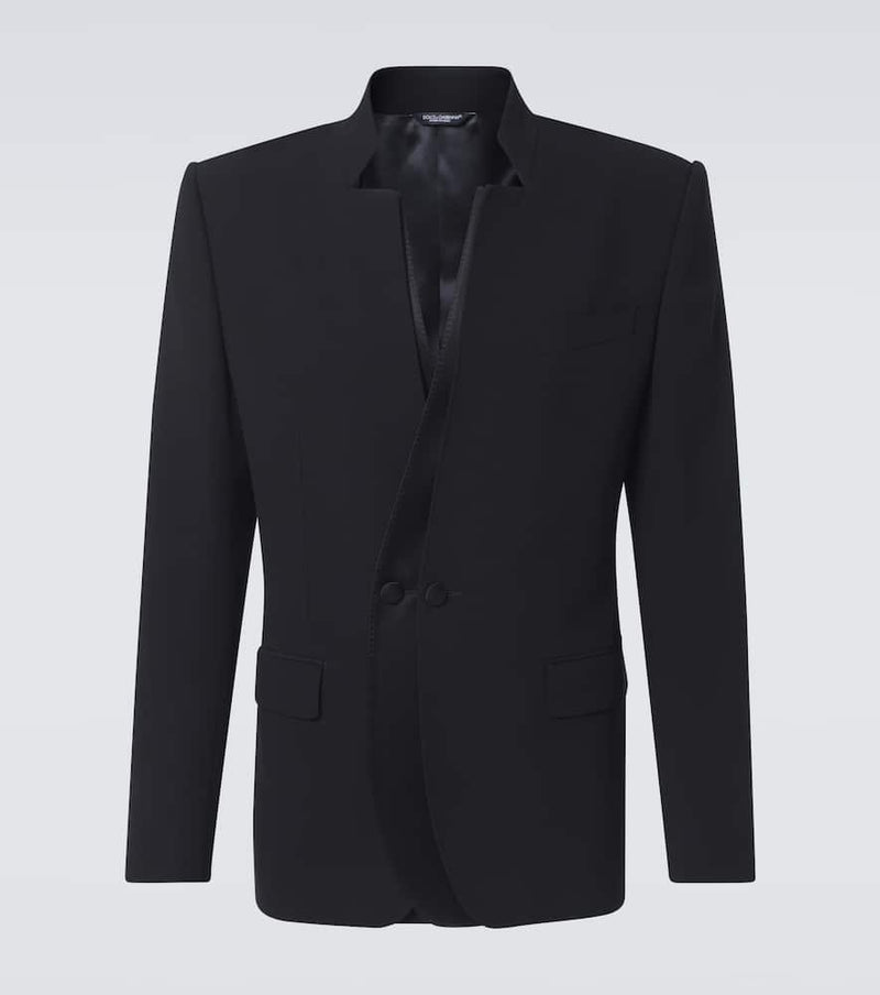 Dolce & Gabbana Wool-blend gabardine blazer