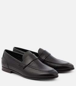 Brunello Cucinelli Monili-embellished leather loafers