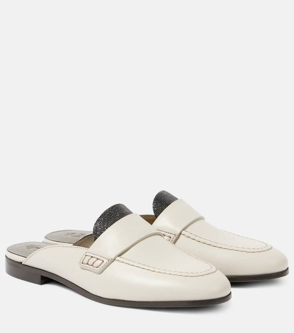 Brunello Cucinelli Leather mules