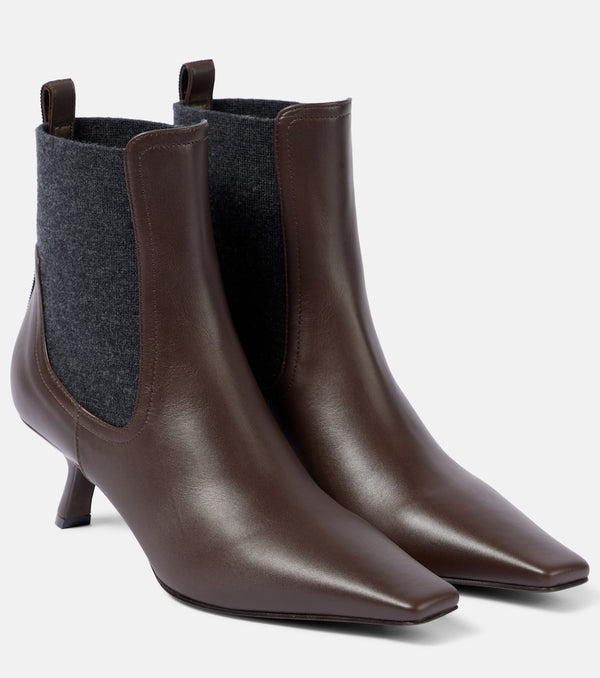 Brunello Cucinelli Leather ankle boots