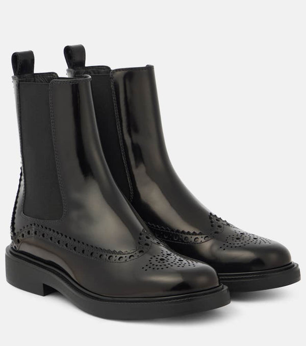 Tod's Patent leather Chelsea boots