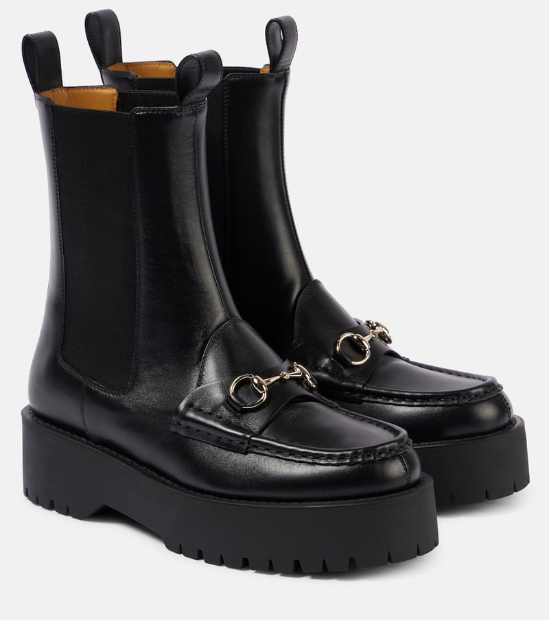 Gucci Horsebit leather Chelsea boots