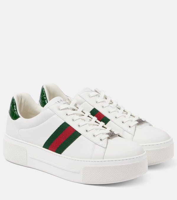 Gucci Gucci Ace leather sneakers