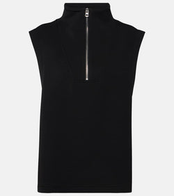 Varley Magnolia half-zip jersey tank top