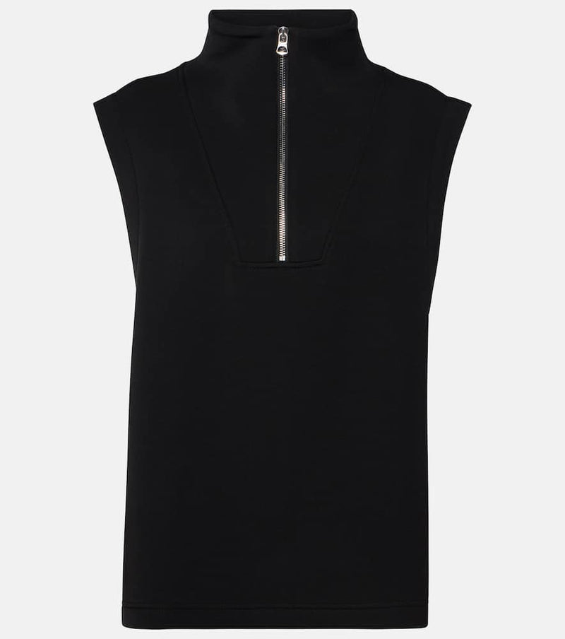 Varley Magnolia half-zip jersey tank top