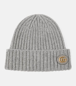 Gucci Double G wool and cashmere beanie