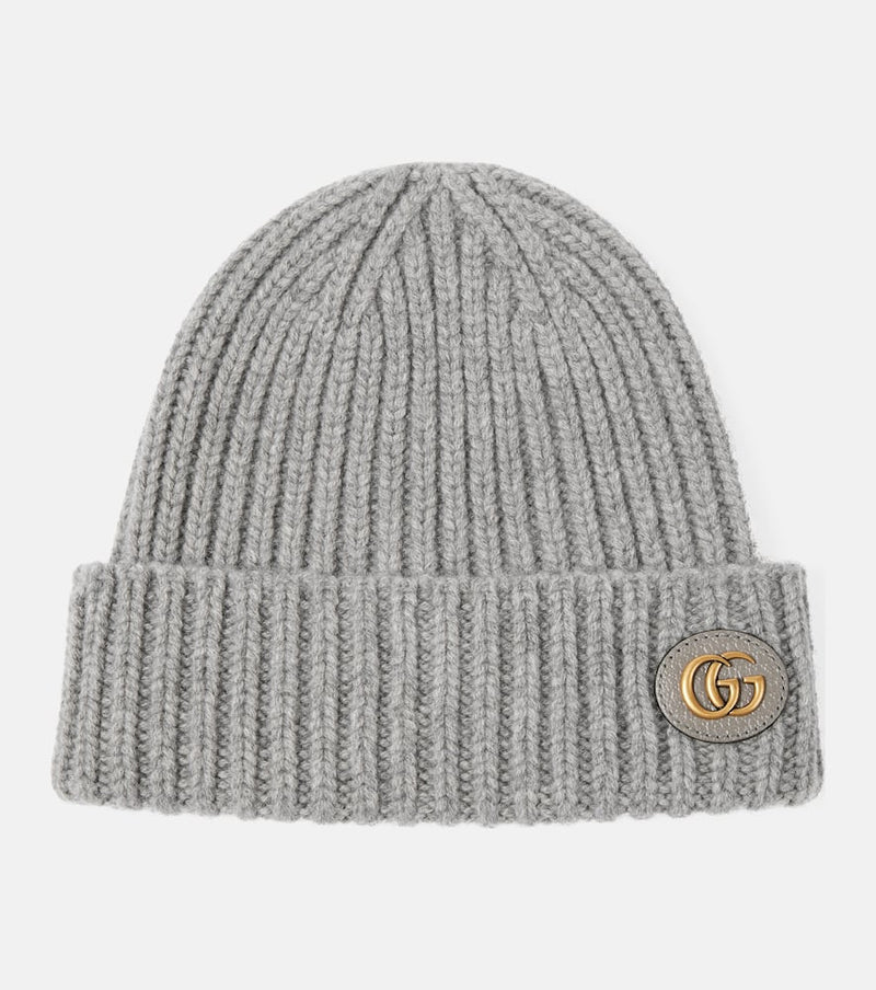 Gucci Double G wool and cashmere beanie