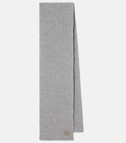 Gucci Ribbed-knit wool and cashmere scarf