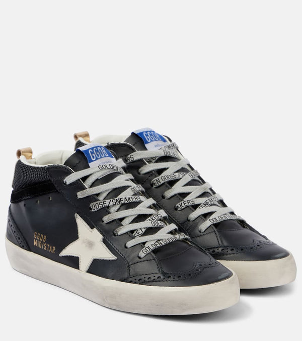 Golden Goose Mid Star leather sneakers