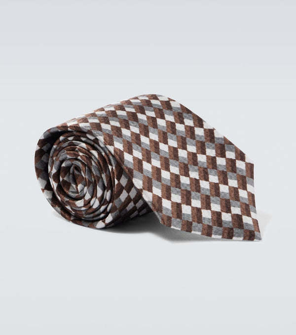 Giorgio Armani Printed silk tie