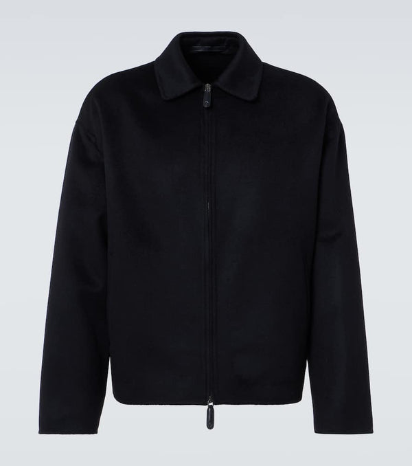 Giorgio Armani Cashmere-blend blouson