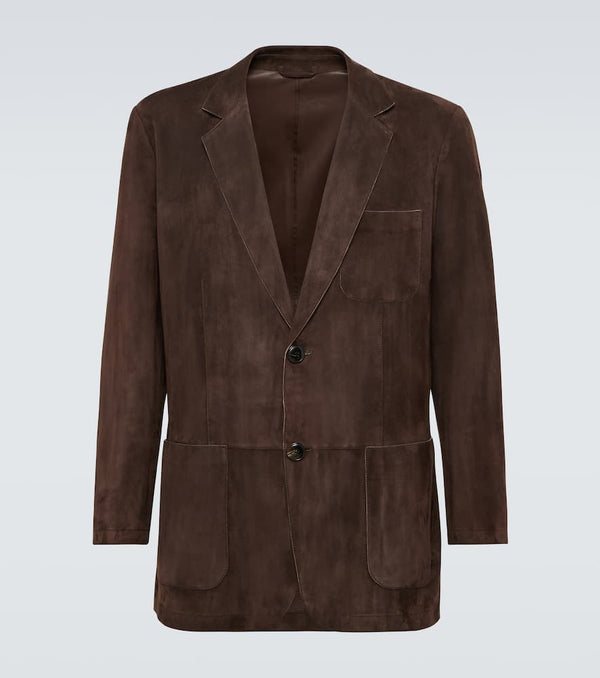 Giorgio Armani Suede blazer