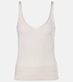 Missoni Metallic jersey tank top