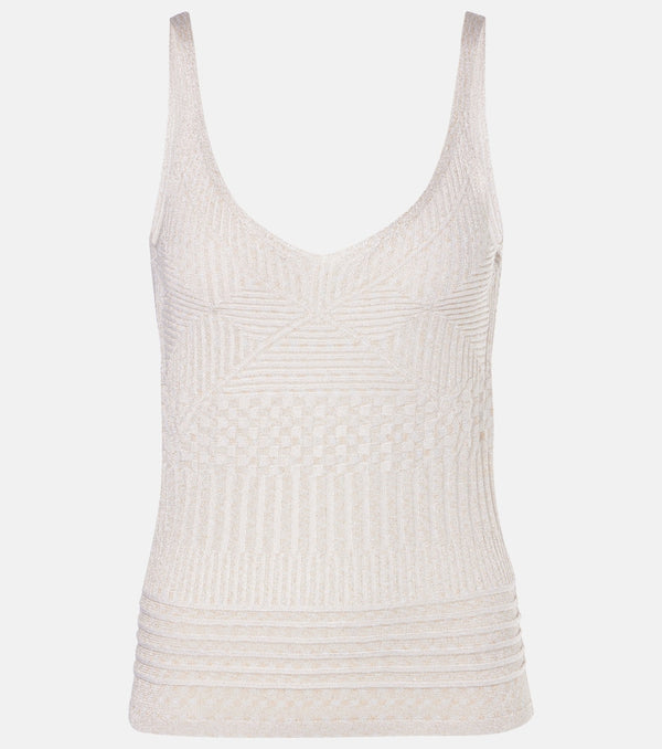 Missoni Metallic jersey tank top