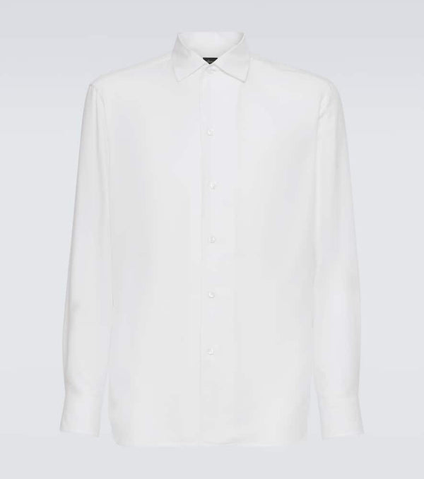 Brioni Cotton and cashmere shirt