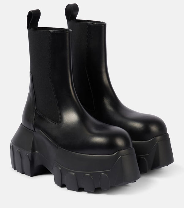 Rick Owens Mega Bumper Beatle leather Chelsea boots