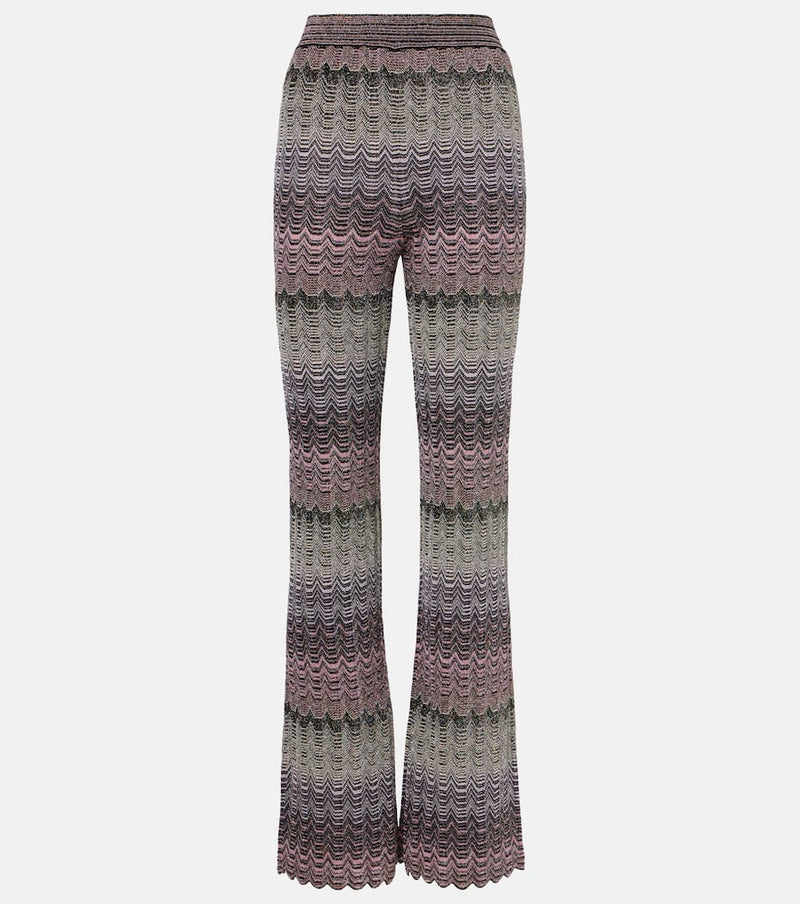 Missoni Zigzag high-rise flared pants