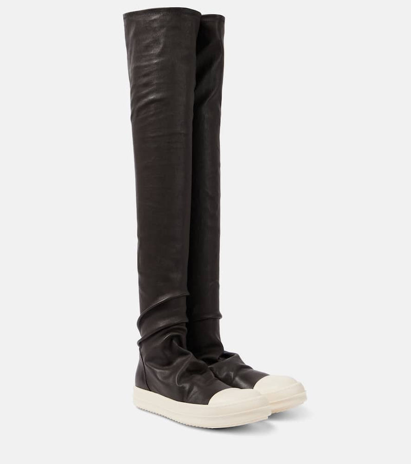 Rick Owens Stocking knee-high leather sneakers