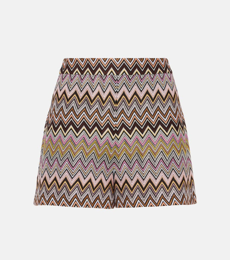 Missoni Zig Zag high-rise shorts