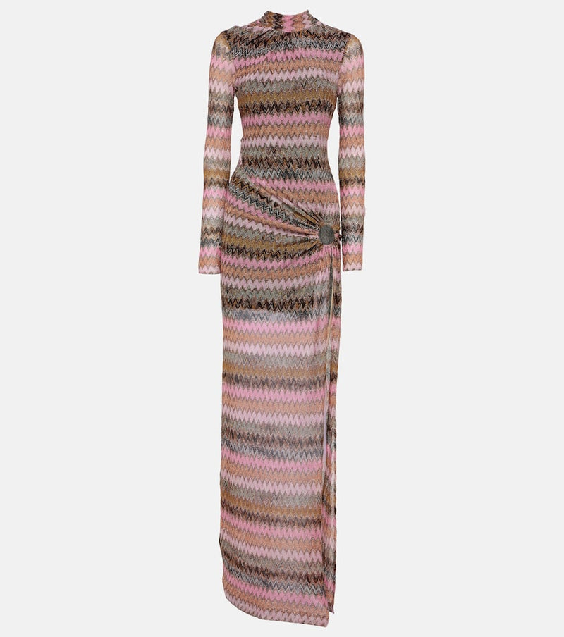 Missoni Zig Zag cutout gown