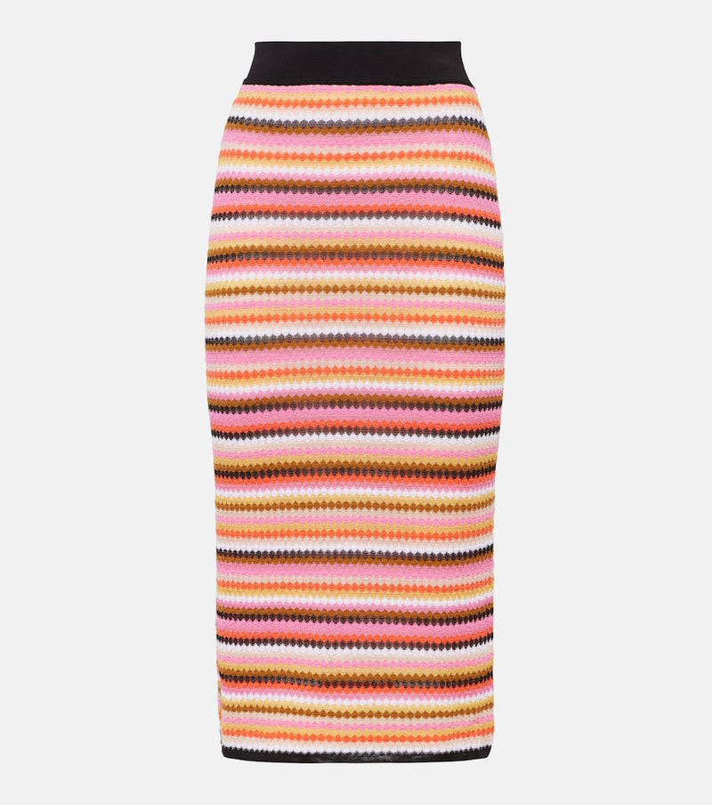 Missoni Cotton-blend midi skirt