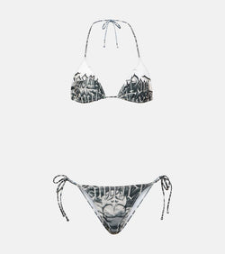 Jean Paul Gaultier Printed bikini