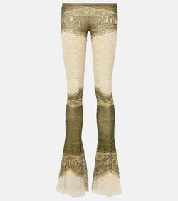 Jean Paul Gaultier Printed flared pants