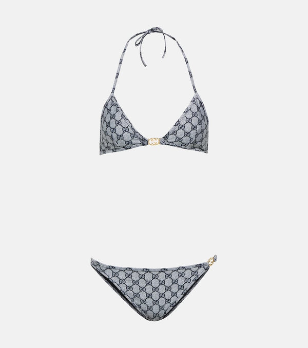 Gucci GG triangle bikini