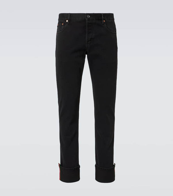 Gucci Gucci Web straight jeans