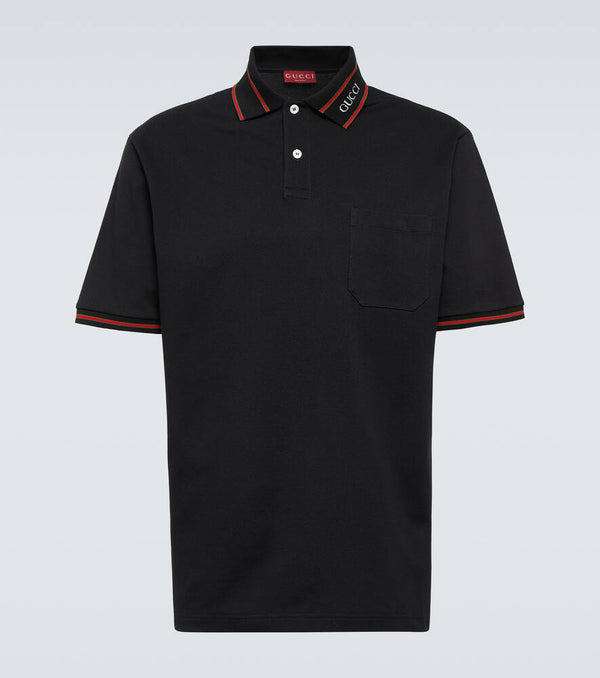 Gucci Cotton-blend piqué polo shirt