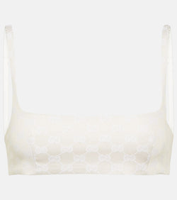 Gucci GG gabardine bra top