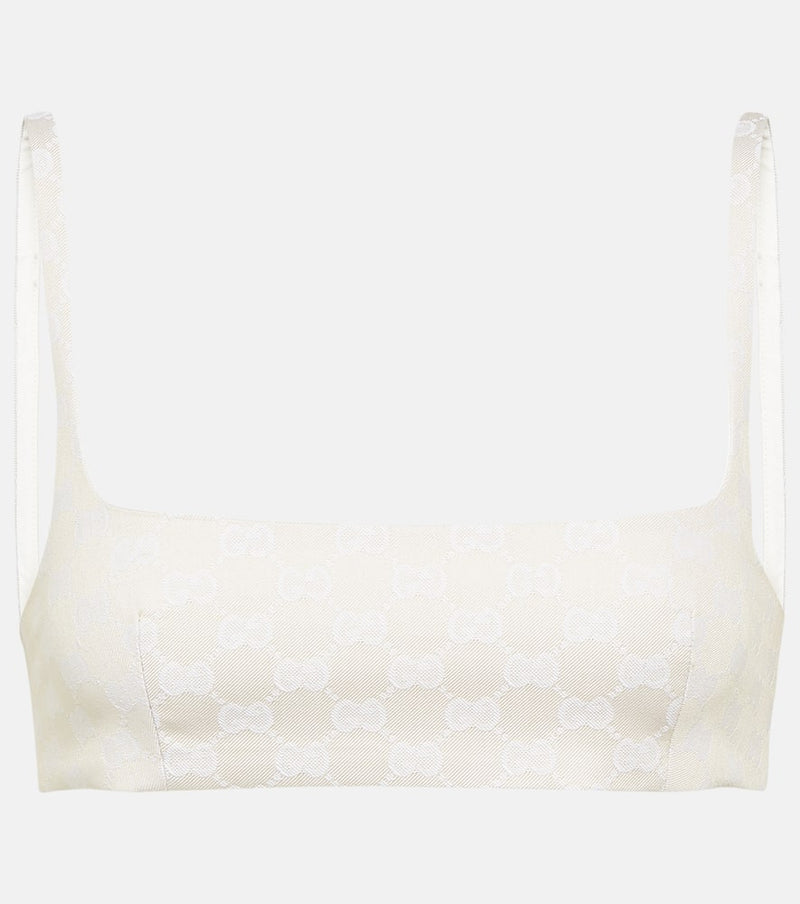 Gucci GG gabardine bra top